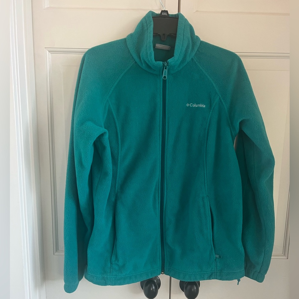 Columbia Teal Fleece Jacket